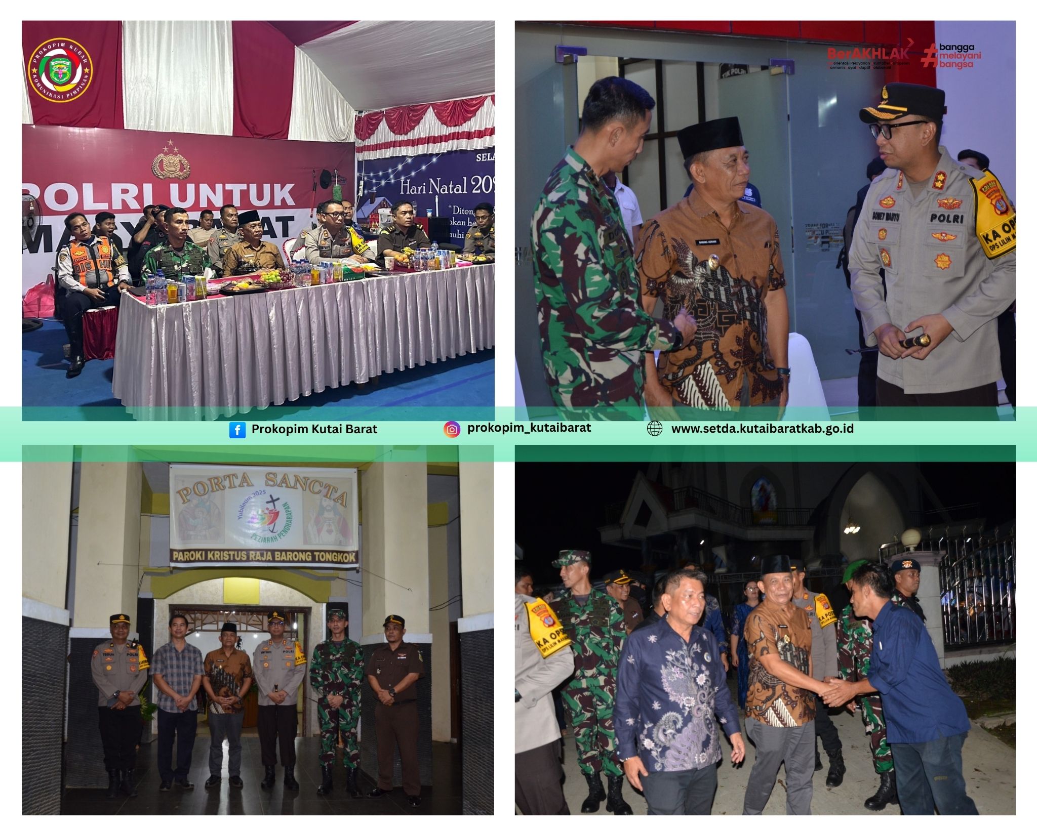 Wabup Kutai Barat Tinjau Pengamanan dan Ikuti Apel Tim Gabungan Nataru